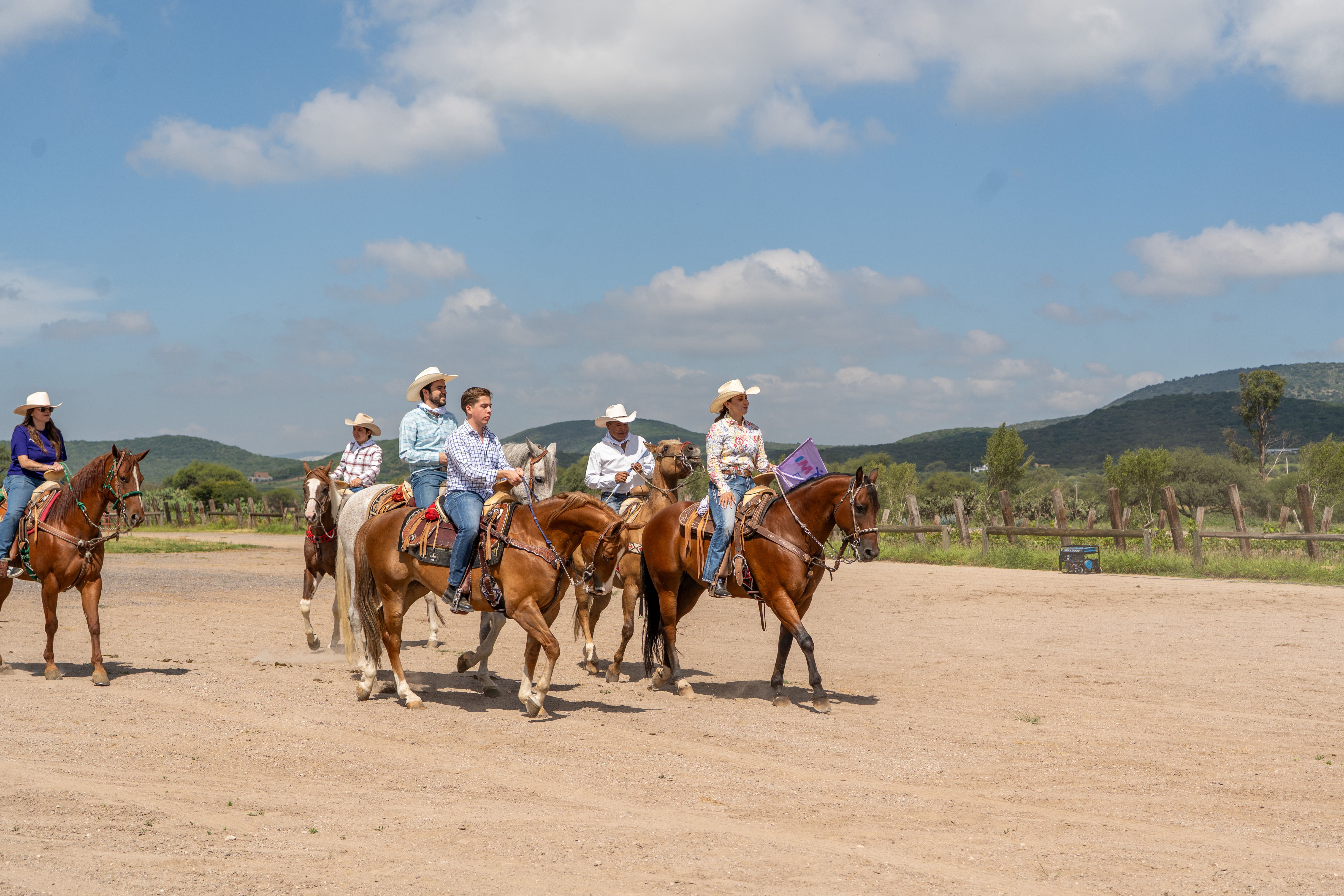Evento de cabalgata